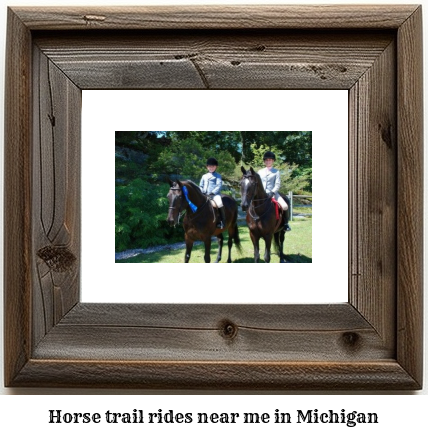 horse trail rides near me Michigan